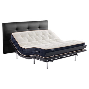 【政府补贴】菠萝斑马0号黑巧智能床电动悬浮重力升降床黑绷带