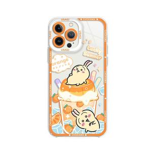 饮料chiikawa手机壳适用苹果15乌萨奇16套iphone14promax小八13吉伊12卡哇11新款x飞鼠8plus莫莫咖17周边xs/7