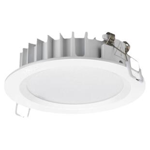 雷士照明LED筒灯嵌入式超薄防眩天花灯家用12W金属框75防雾店铺3C