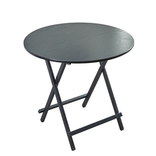 简易折叠桌家用吃饭桌出租屋桌子户外阳台小圆桌小户型便携式餐桌