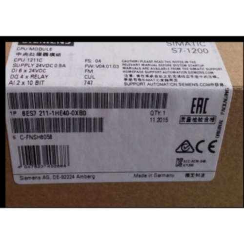 议价6ES7211-1HE40-0XB0西门子S7-1200CPU模块6ES72111HE400XB0正