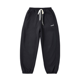 胖童装男童加肥加大卫裤女童冬加绒加厚休闲运动裤大童束口长裤子