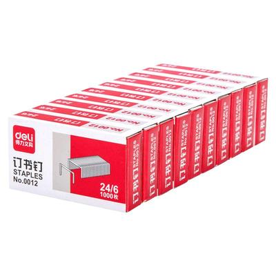 得力订书钉12号大盒装适用