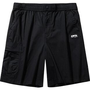 安踏短裤男女同款夏季潮流百搭梭织直筒工装五分裤172528507