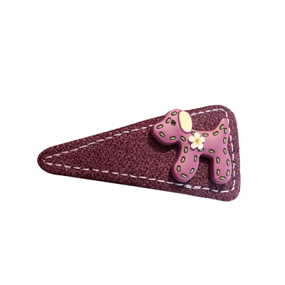 韩国俏皮显白紫色线条小狗BB夹精致少女心刘海碎发夹懒人掰掰夹子