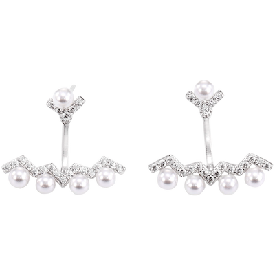 XXOFF925银小众设计轻奢吊坠耳环