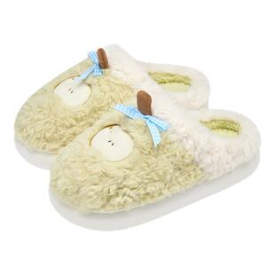 利达妮棉拖鞋女款秋冬季2026新款月子室内家居保暖情侣毛绒拖鞋男