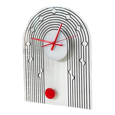 现代简约艺术轻奢亚克力挂钟