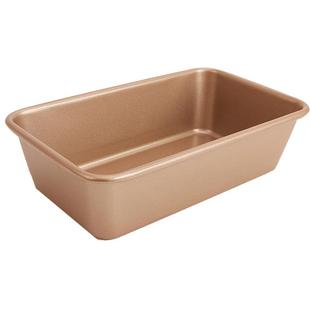 学厨 金色2磅中号不粘吐司模长方形面包模磅蛋糕模土司模烘焙模具