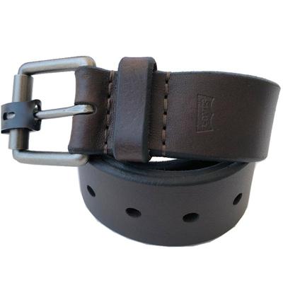 李维斯正品多孔复古风真皮腰带