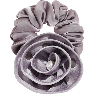 兰诺立体花朵珍珠大肠发圈女高级感2026新款扎头发马尾丸子头发饰