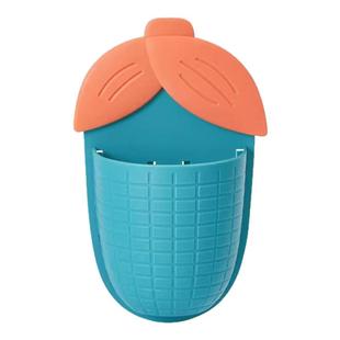 创意新款玉米收纳盒浴室墙面免打孔置物架壁挂筷子牙刷沥水收纳架