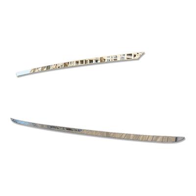 斯柯达明锐尾门不锈钢装饰条改装