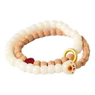 菩提手串热振百香籽女男白玉菩提盘玩文玩散珠子猫爪手链朱砂手串