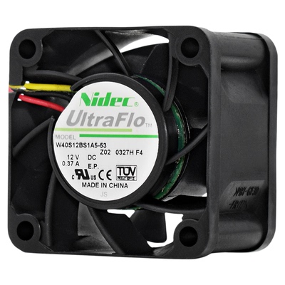 Nidec大风量402812V滚珠风扇4CM