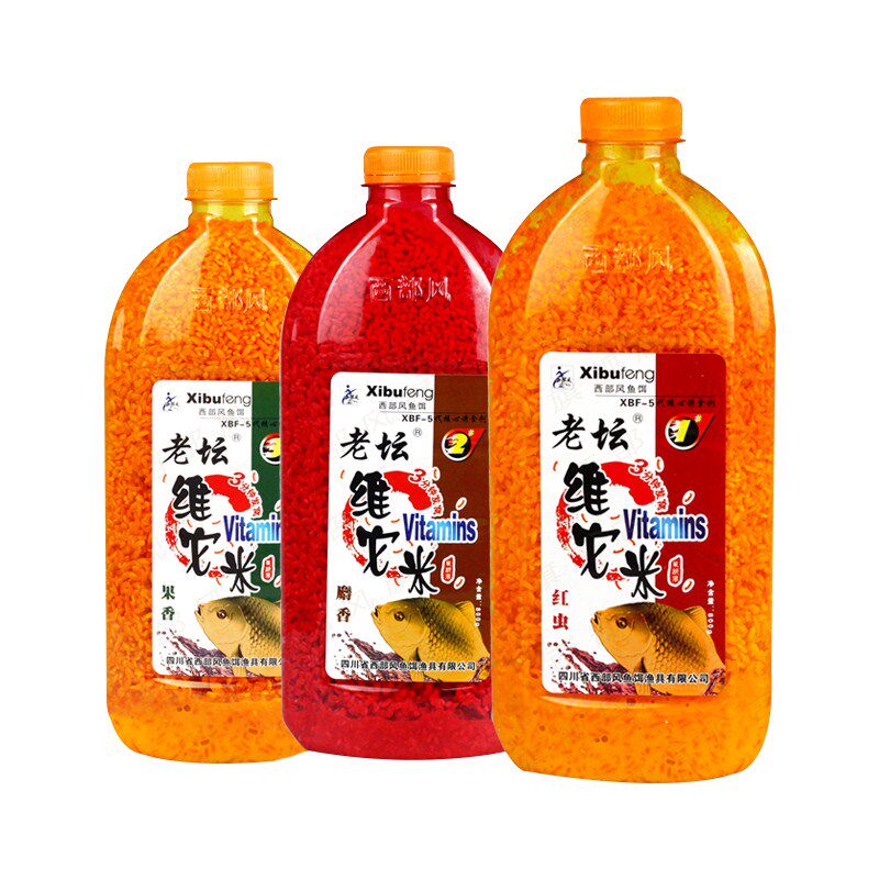 西部风老坛维它米秋冬季酒米钓鱼打窝料麝香野钓鲫鱼洒米鱼饵维他