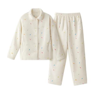 蕉内绒绒305Home男女士保暖睡衣法兰绒加厚情侣款冬季家居服套装