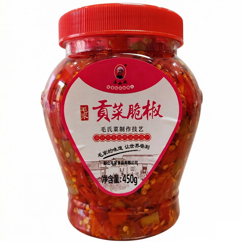 汤妈妈贡菜脆椒450g湖南韶山特产