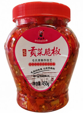 汤妈妈贡菜脆椒450g湖南韶山特产