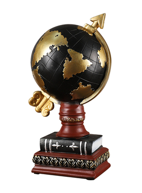 高级感复古怀旧办公室装饰品摆件