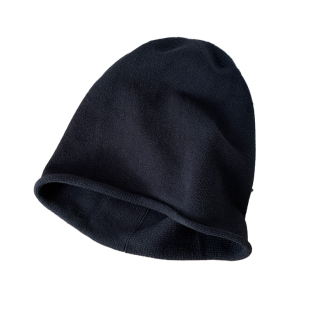 虞书欣同款帽子女秋冬季百搭大头围黑色卷边堆堆帽显脸小包头冷帽