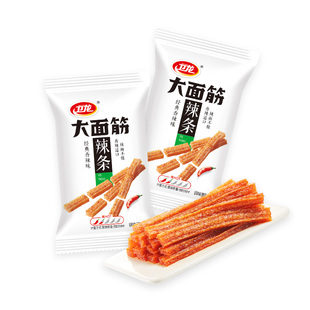 卫龙大面筋半斤一斤香辣味小吃宿舍小袋解馋休闲小零食超市辣条