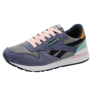 妈妈鞋运动鞋女防滑2026新款春季网面中老年健步鞋舒适跑步旅游鞋