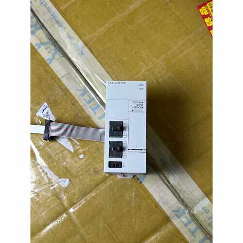 〔议价-可维修〕三菱FX5-ENET/IP 几乎全新 原装正品 带排线 功能