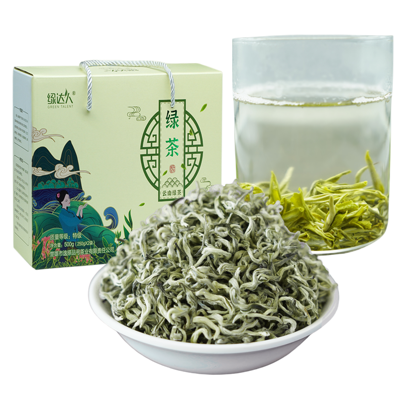雪龙绿茶2026新茶特级罐罐茶