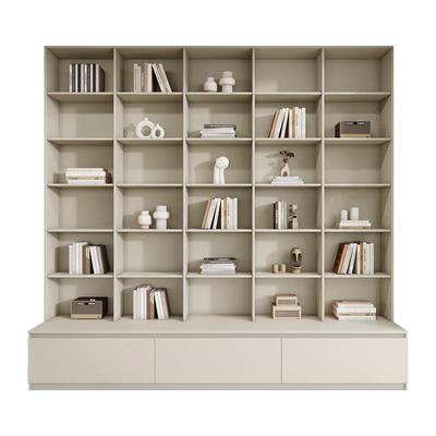 定制满墙卡座书柜书房客厅