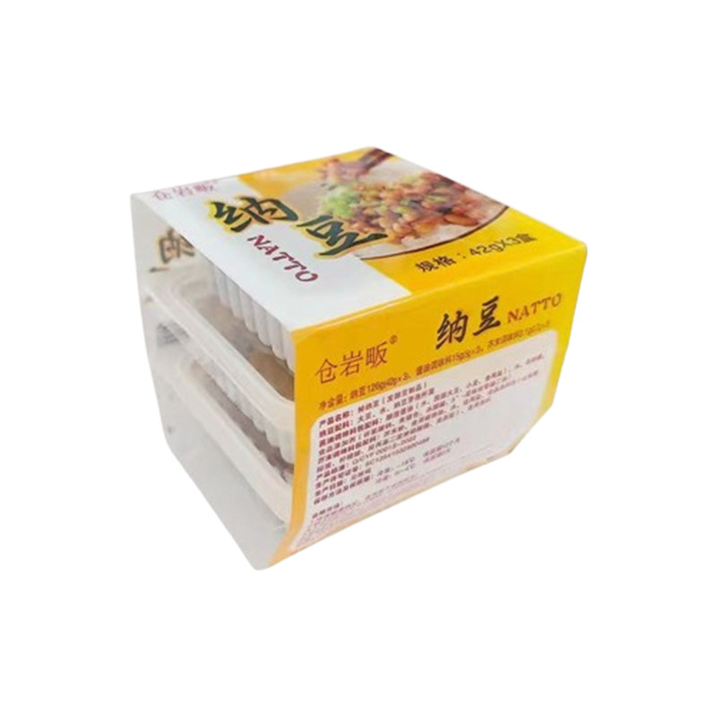 仓岩畈纳豆拉丝即食口感绵密