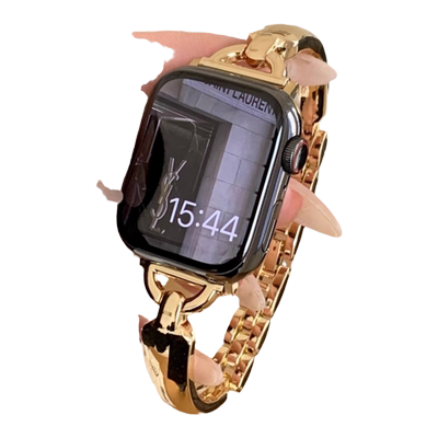 学长家金属月牙手镯表带高级感女