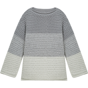 无谓韩式文艺2025秋季新款女装撞色休闲内搭条纹宽松气质针织衫女