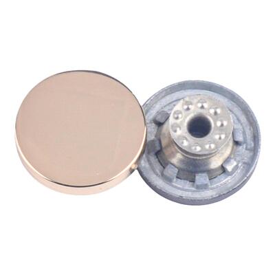 金属圆形可调节牛仔裤扣子摇头扣