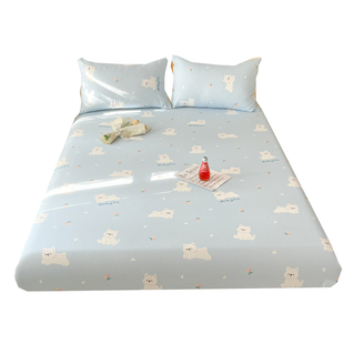 洁丽雅床笠罩纯棉100全棉床套罩床垫保护罩全包床罩单件四季通用