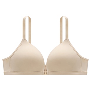 岱夫人前扣无钢圈运动美背内衣薄款防下垂小胸聚拢文胸不空杯胸罩