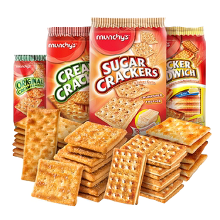 马奇新新梳苏打饼干早餐零食休闲小包装办公室聚会下午茶苏打