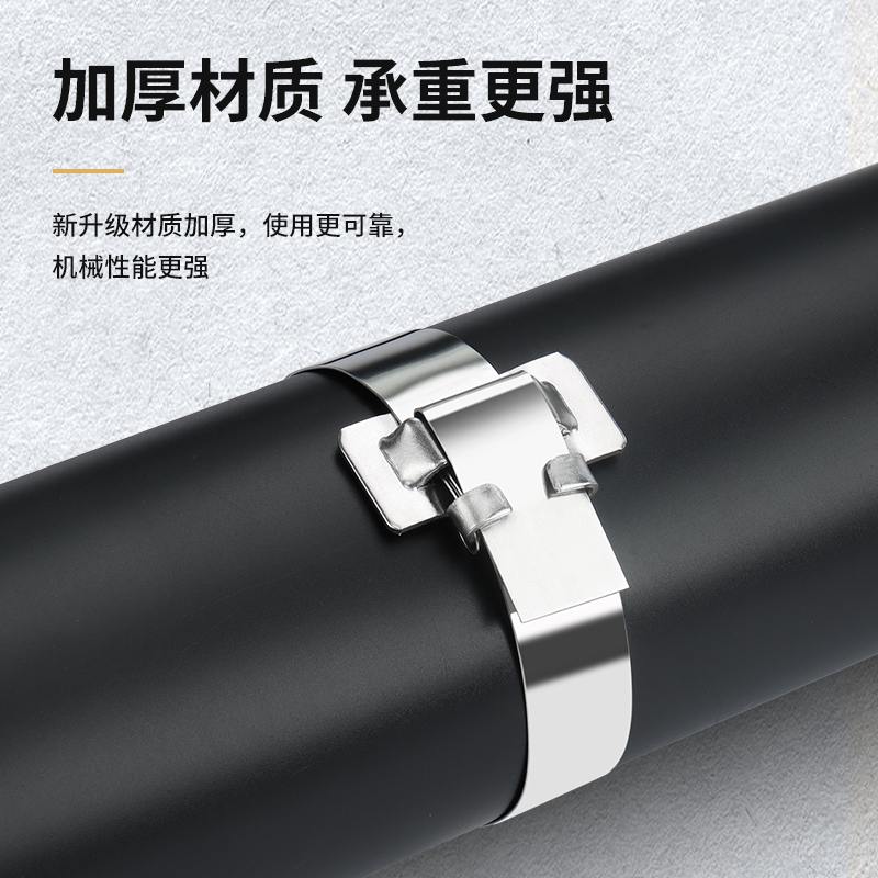 304不锈钢扎带扣钉卡扣牙型螺丝型打包扣固定抱箍金属活扎扣卡扣