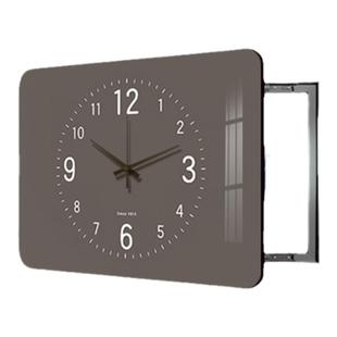 现代简约电表箱装饰画带钟表多功能遮挡配电箱挂钟盒2025新款挂画