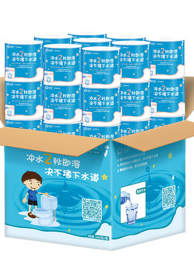 日诺160克4层27卷水溶卫生纸整箱