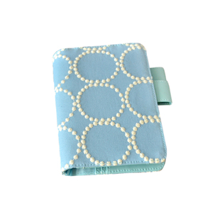 A5/A6文具手账记事本封套书皮书衣日系圆圈刺绣书衣HOBO