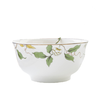 热卖唐山骨瓷碗4.5英寸金钟碗家用米饭碗中式小饭碗骨质瓷小汤碗