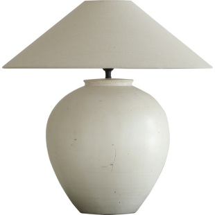 叕木/陶罐台灯 | 客厅摆件新中式卧室床头灯侘寂风装饰品民宿灯具