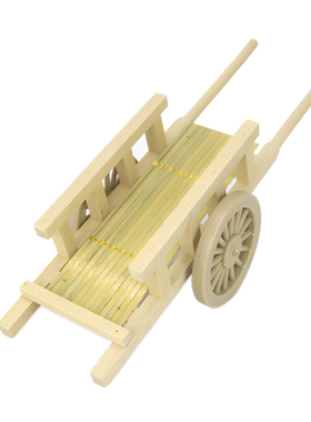 zakka仿古风大排板车家具模型