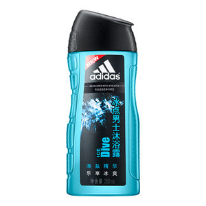 Adidas/阿迪达斯沐浴露男士能量沐浴液400ml人参精华温和配方控油