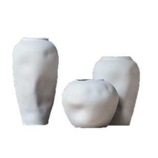 景德镇陶瓷花瓶摆件客厅插花创意简约北欧复古干花花瓶水养ins 风