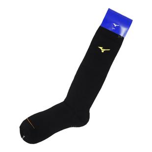 MIZUNO美津浓 成人少年儿童比赛/训练棒球垒球运动长袜 黑 12TX