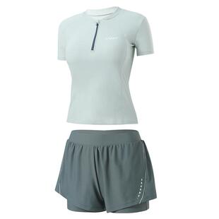 分体泳衣女款高级感2025新款游泳馆专用女孩温泉遮肉成人保守泳装