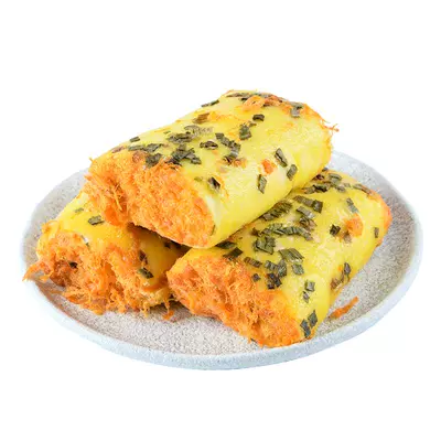 官方补贴【0添加】香葱肉松面包