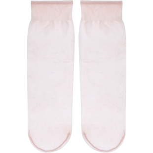 3双油亮丝滑光滑包芯丝脚尖透明短丝袜女薄款白色袜子短筒防勾丝